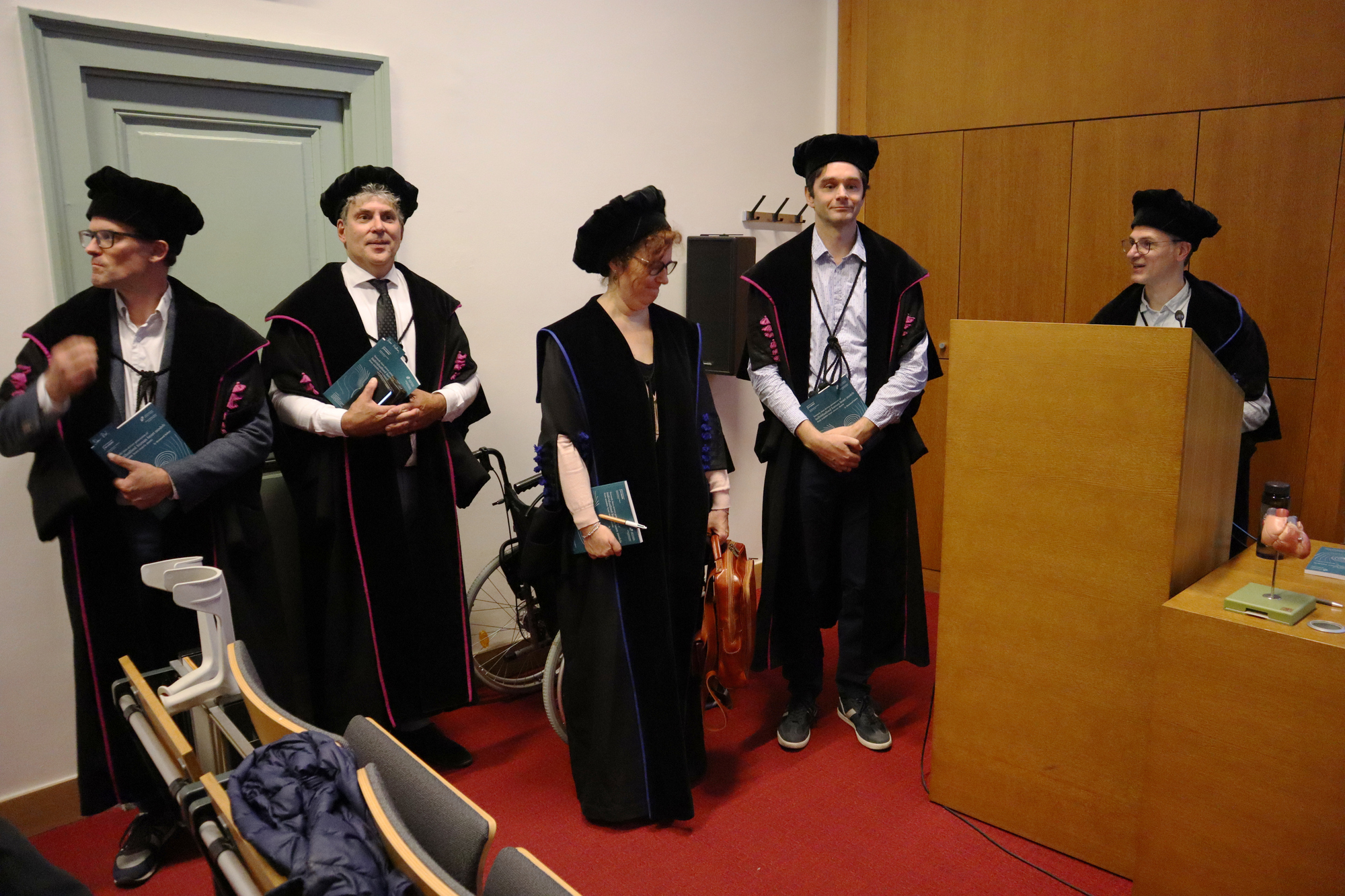 The jury was introduced by the chairman.