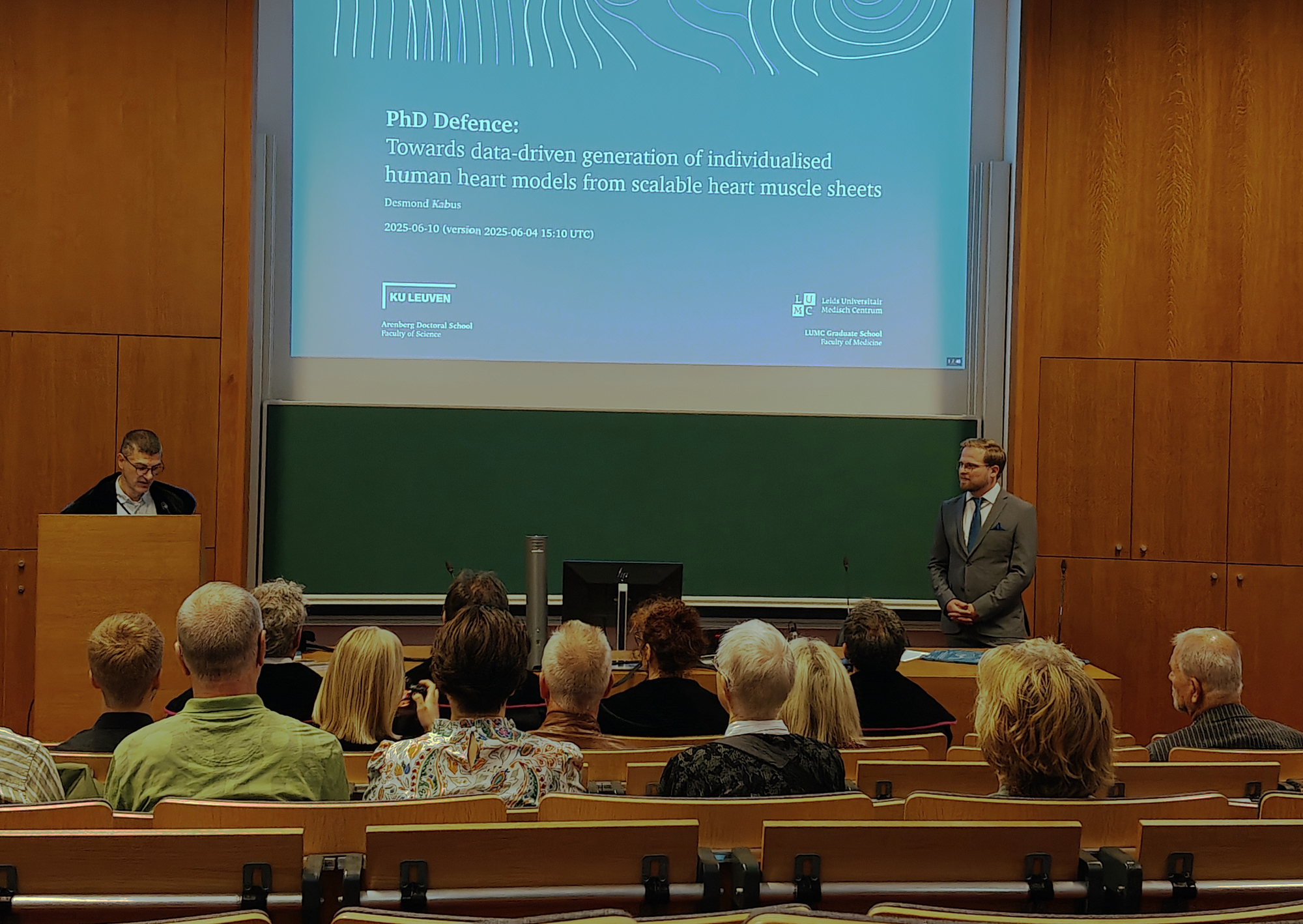 Finally, he handed over the word to me.