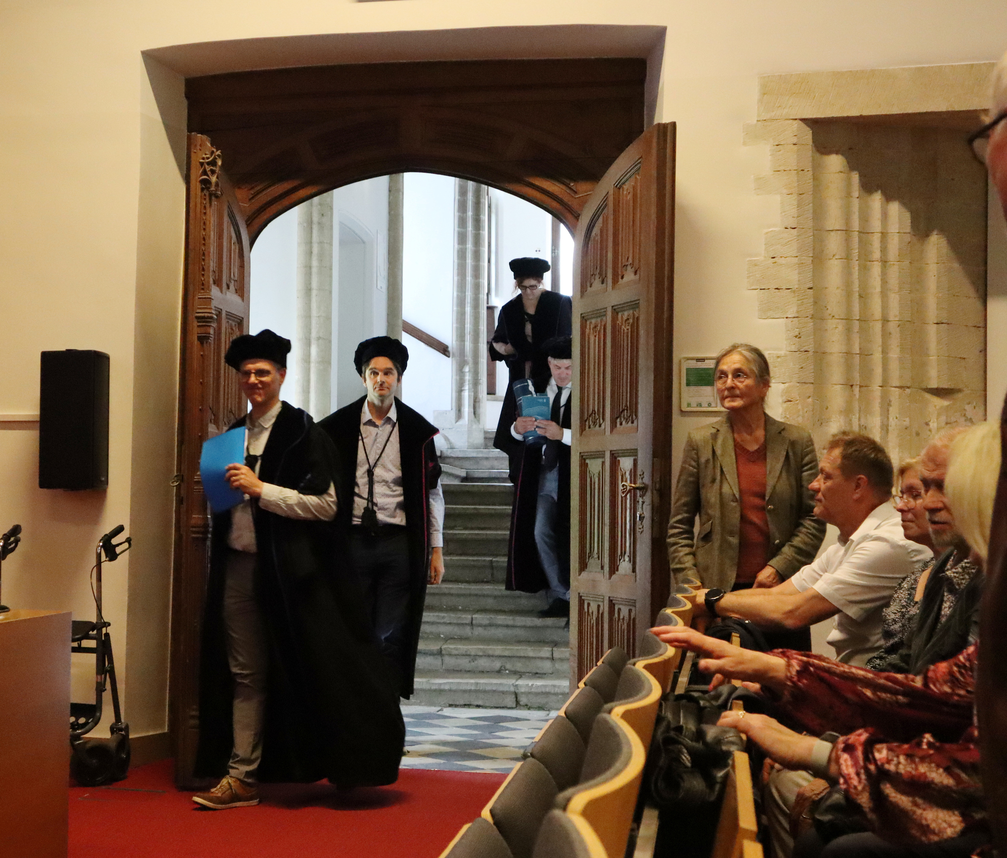 … they returned with the certificates in hand.