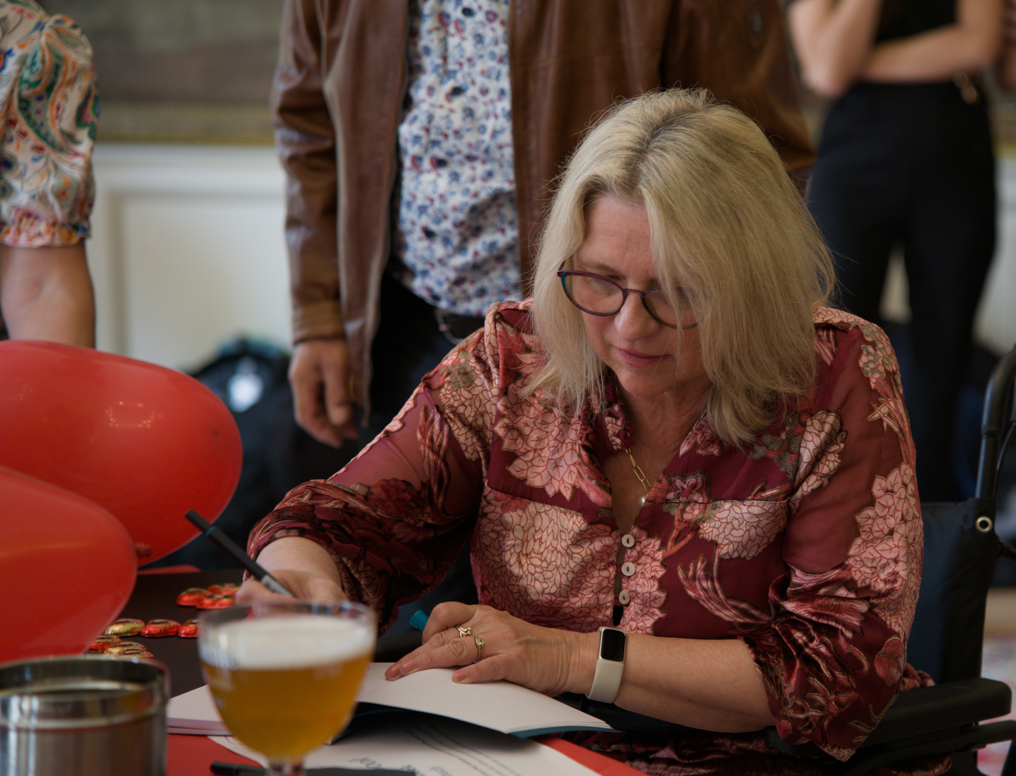 Many guests wrote into the guest book, more memories to be kept forever.