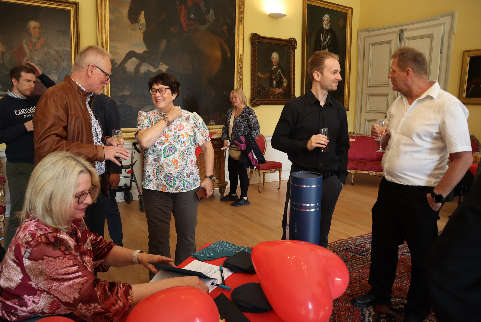 My PhD diploma in the “bul” was towering over heart-shaped balloons.